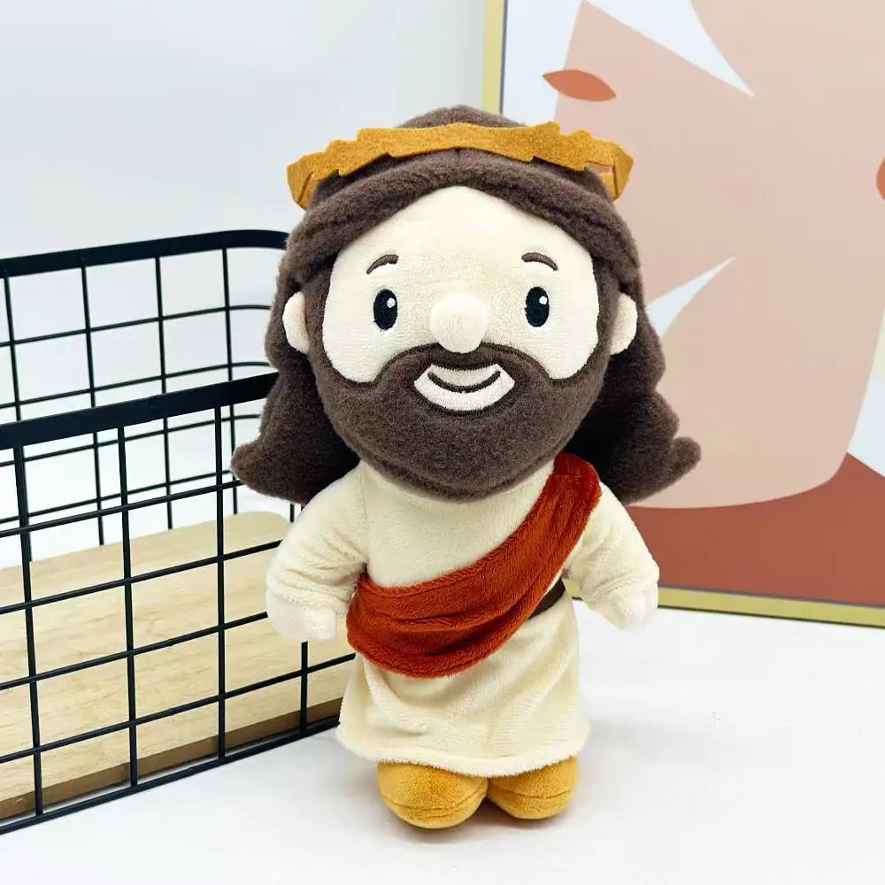 Latest Jesus Cotton Doll Kawaii Stuffed Plush Toy Handmade Cartoon Anime Cute Children's Birthday Gift Fun Doll