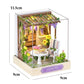 Doll House Kit Mini DIY Flower House Handmade 3D Puzzle Assembly Building Toys Home Bedroom Decoration With Furniture DollHouses