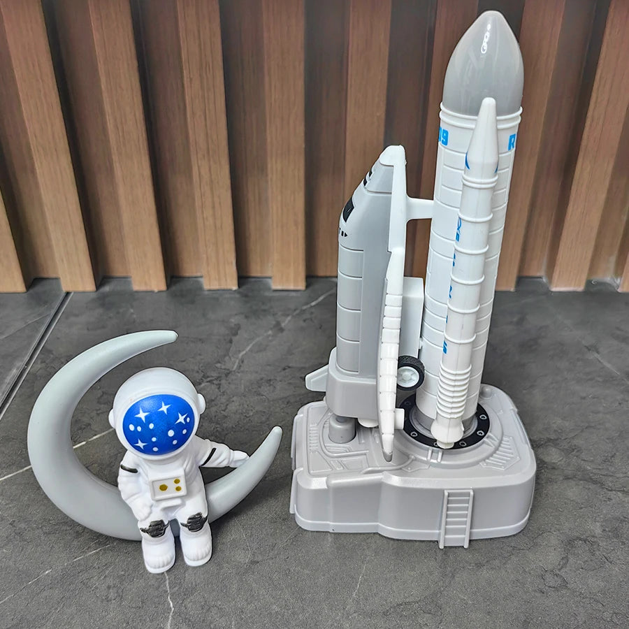 Rocket launch kit launch toys space rocket launch pad space station model children's assembly toys