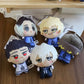 10cm Mini BLUE LOCK Plush Stuffed Doll Seishiro Nagi Isagi Yoichi Chigiri Bachira Meguru Doll Pendant Keychain Toy For Gift