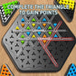 Chain Triangle Chess Triggle Rubber Band Game Toy Board Game Competitive Battle Set for Kids Friends Parent-Child Interaction