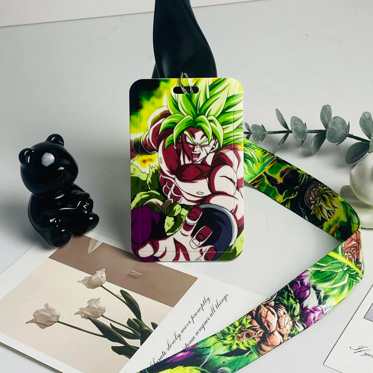 Anime Card Cases Card Lanyard Key Hang Rope Lariat Cosplay Badge ID Cards Holders Neck Straps Keychains Fashion Accessories Gift