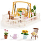 Rolife Super Creator Dollhouse Series Accessroies Sunny Break Terrace 3D Puzzle Roof Accessory for DW Series DIY Miniature House Building Model Kit