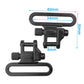 Tactical 1.25" QD Sling Swivel Mount Adapter Quick Detach 300lb Sling Swivel Clips Attachment Toy Gun Accessories