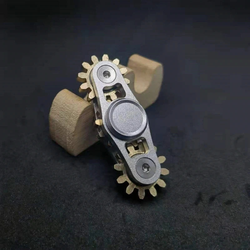 Mini EDC Gear Alloy Spinner Sprockets Gear Chain Gyro Delicateness Fidget Decompression Ring Toy Stress Relief Toys