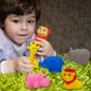 10pcs Preschool Bath Toys Rubber Sea Animals Toy Squeaky Bathtub Toys Baby Pool Floating Toy for Toddler Kids Party Decoration