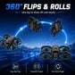 Drone Full Four Way Protection Modular 600mAh Battery Long Battery Life 40Mins Charging Strong Power Portable Outdoor RC Drone Toy