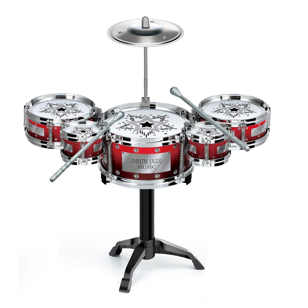 Drum Sets for Children Beginners Children's Toys Dynamic Jazz Drums for Western Percussion Instrument