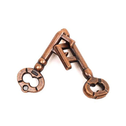 Baffling Puzzles Key Lock IQ Brain Teaser Quebra Cabeça Rompecabezas Metal Juegos De Ingenio Intellectual Toys For Adults Kids