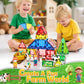 Magworld Magnetic Tiles Farm Animal Set, Magnetic Building Blocks for 3+ Year Old Boys and Girls