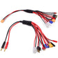 RC Charger Adapter Connector 8 In 1 Charger 4.0mm Banana XT60 TRX Tamiya Lipo for RC Car Drone Imax B6 B6AC Battery Cable