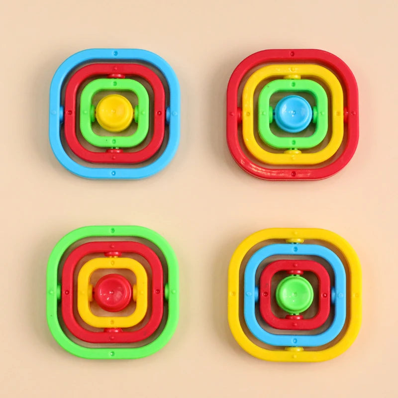1PCS Infinite Flip Fidget Spinner Spin Top Toys for Kids Stress Relief Gifts Classroom Prizes Party Favors Stocking Stuffers