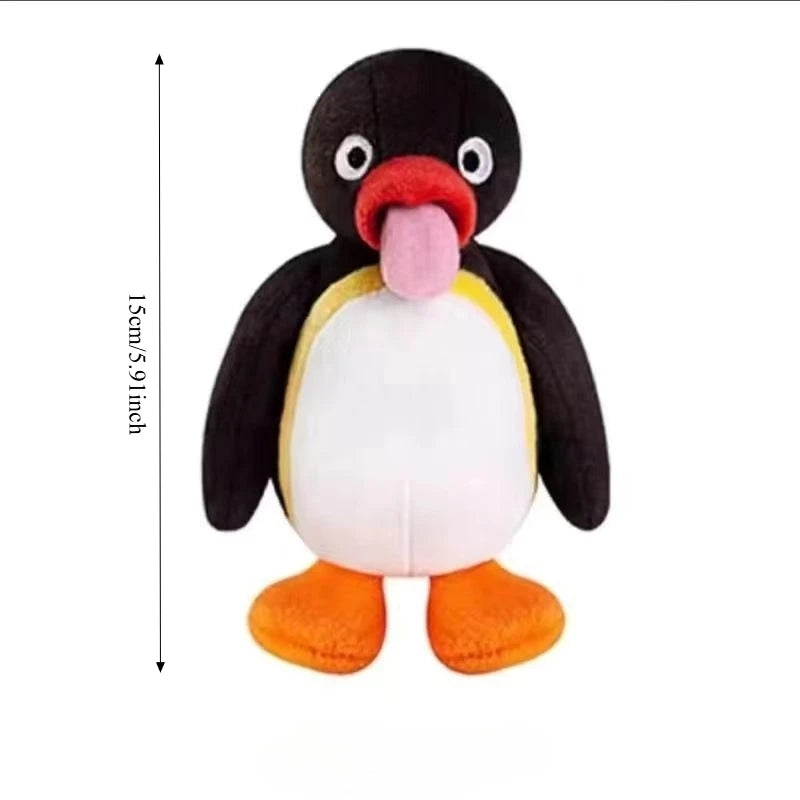 15cm Creative Tongue Sticking Penguin Plush Toy Cute Penguin Stuffed & Plush Animals Funny Prank Toy Gifts for Boys and Girls