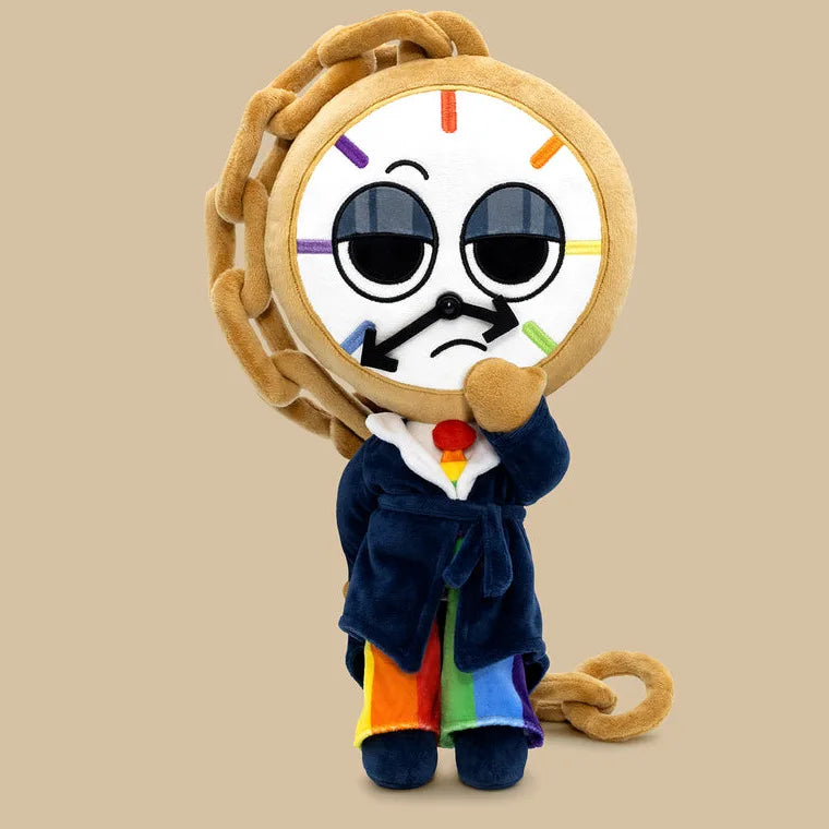 35cm Dandy's World Dyle Deluxe Rainbow Clock Man Plush Toy Soft Stuffed Plushie Pillow Doll Home Room Decor Adult Festival Gift
