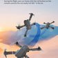 E88 Pro Foldable Drone Dual HD Camera Optical Flow Positioning 2.4G Signal 100M Remote Range One Key Takeoff Landing Return Outdoor Aerial Drone
