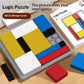 Logic puzzle, logic thinking training, building block games, puzzle blocks, interactive intelligence development, toys