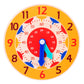 Kids Montessori Wooden Clock Toys Time Learning Teaching Aids Educational Toys For Children Primary School Clever Board Toy