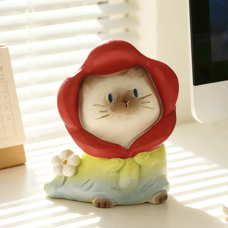 Cat Pai Full Of Vitality Series Blind Box Trendy Toys In-Vehicle Decoration Exquisite Resin Model Mystery Box Surprise Fun Gifts