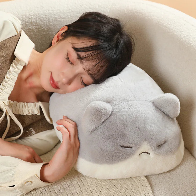 45cm Stuffed Lovely Cat Plush Toys Cute Kitten Pillow Siamese Cat Orange Cat Plush Cushion Room Decorate Birthday Gift