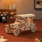 Robotime Classic Car 3D Wooden Puzzle Train Army Jeep Heavy Truck Vintage Car 1:15 Scale Model Building Kits for Kids