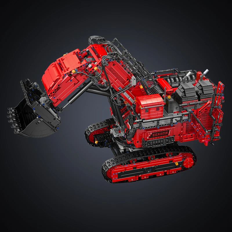 Mould King 17070 17071 Technical Car Toys The RC R 9800 Excavator Building Block Engineering Excavator Brick Kids Christmas Gift