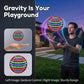 Magic Flying Ball Boomerang LED Lights Hover Drone Flying Orb Spinner 360°Rotating Fidget Luminous Toy for Teens Adults Gift Fun
