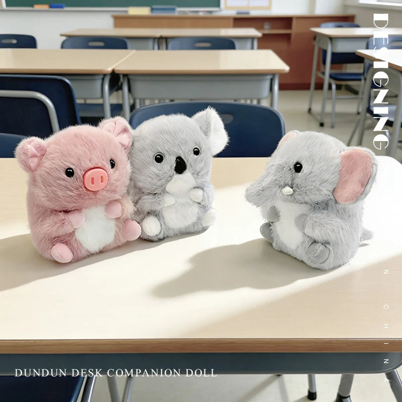 Mini Cartoon Panda Capybara Plush Toy Cute Stuffed Animal Chick Plushies Anime Pig Kitten Doll Soft Kids Toy for Girls Gift Deco