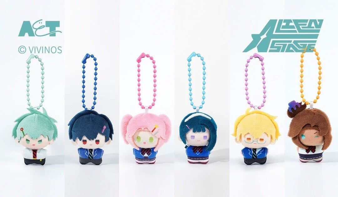 Manyufan Alien Stage Anat Art College Series Mini Plush Doll Blind Box Bag Charm Backpack Pendant For Anime Collectors