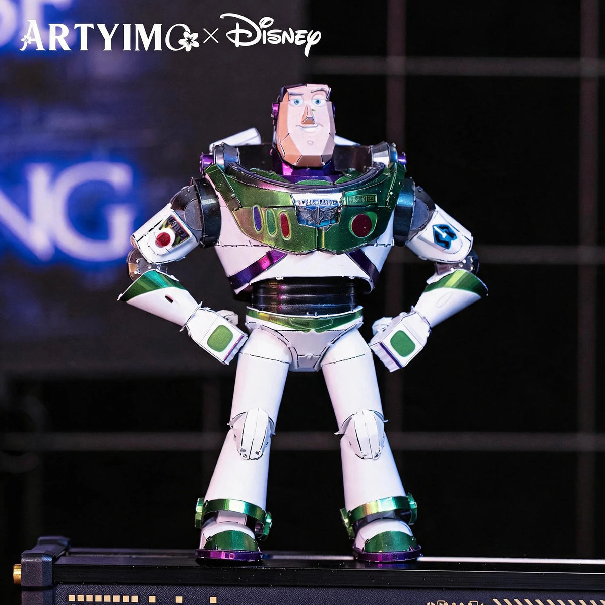 MU Buzz Lightyear 3D Metal Puzzle DIY Assembly Kit, Brain Teaser, Office Decor, Birthday Christmas Halloween Gift, Collectible