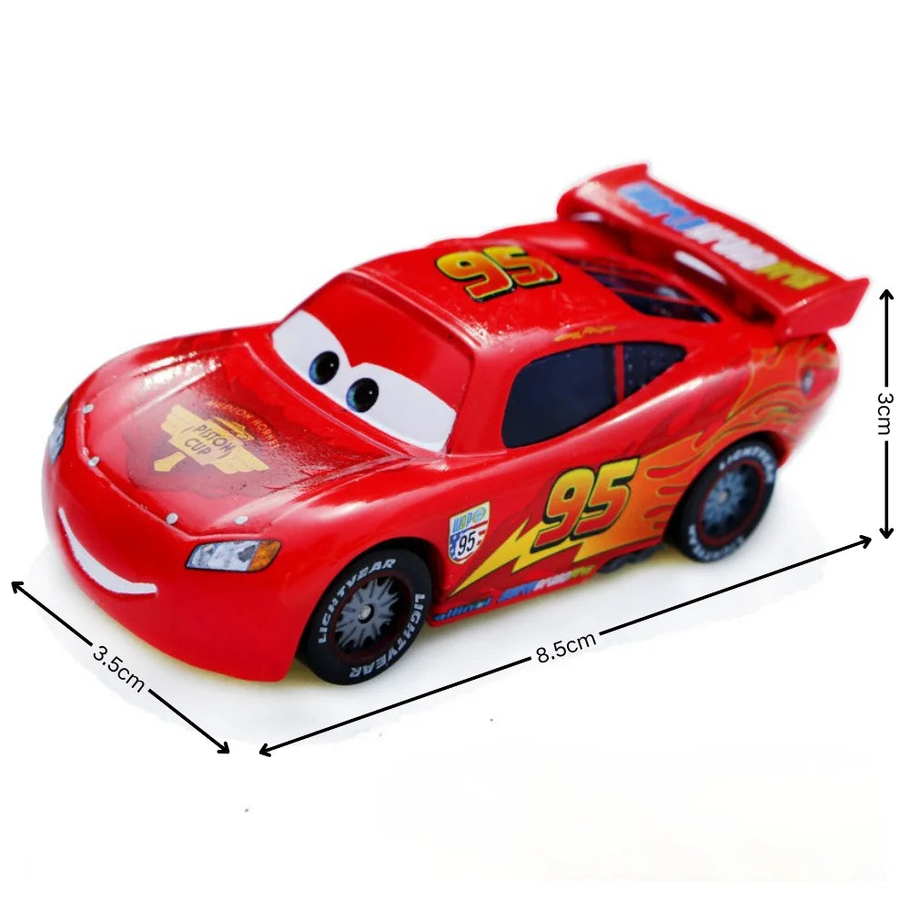 2026 New Pixar Cars Lightning McQueen Fillmore 4-10CM 1:55 Metal Model Racing Car Toys Christmas Birthday NEWYEAR Gift