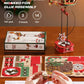 ROKR Wooden 3D Puzzle Santa on Sleigh Pendulum Dynamic Balance Toy 141-Piece DIY Model Building Kit for Desktop Decor Gift for Adults Kids