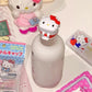 Genuine Sanrio Straw Bottle Cap for Women My Melody Hello Kitty Cute Cartoon Drink Lid for Water Bottles Gifts