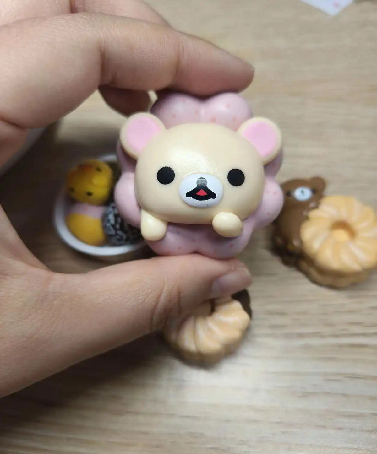 New Products In Stock Easy Bear Donut Series  Blind Box Figurines Cute Desktop Ornaments Holiday Surprise Gifts For Fans
