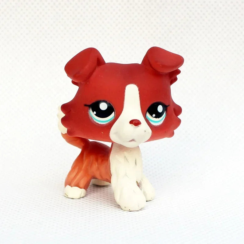 Rare pet toy Stands Short Hair Kitten Dog Dachshund Collie Spaniel Great Dane Original Bobble head toy lps