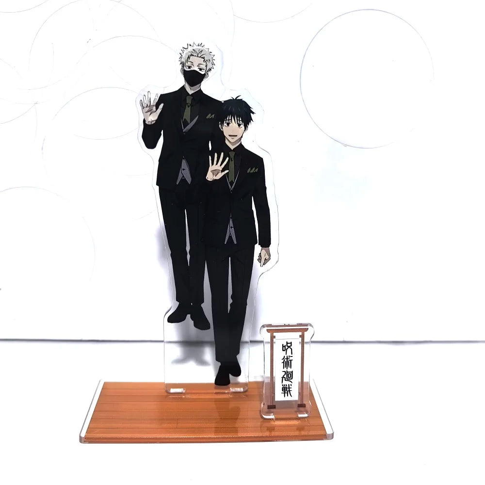 Anime Jujutsu Kaisen Acrylic Stand Ryomen Sukuna Geto Suguru Satoru Gojo Fushiguro Megumi Signboard Desktop Decorations