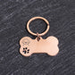 Custom Name Dog Tags Personalized Text Dog ID Tag Bone Shaped Stainless Steel Laser Engraving Anti-lost Customized Pets ID Tag