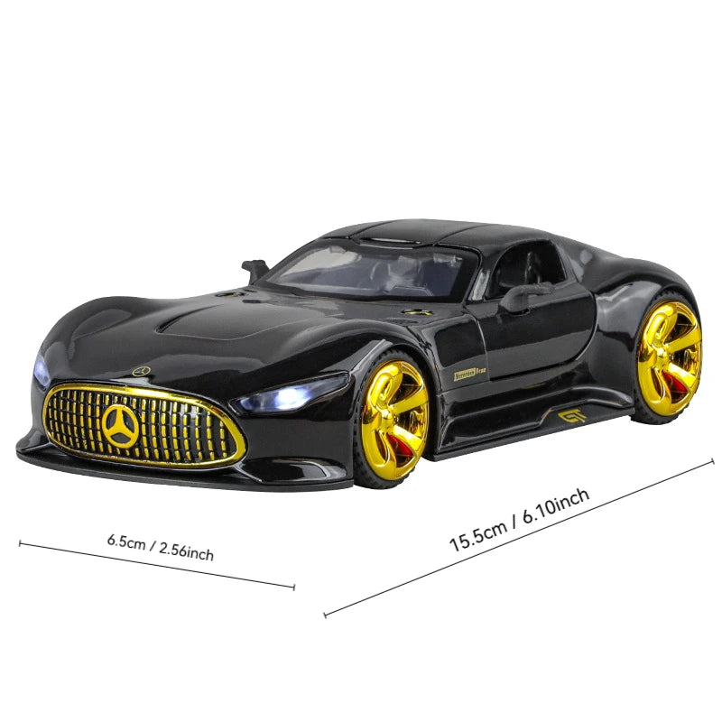 1:32 GT Super Concept Car Diecast Metal Alloy Model Car Hobbies High Simulation Collections Ornaments Boyfriend