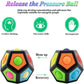 Magic Polygon Cube Rainbow Color Ball Antistress Fidget Toy Kids Puzzle Fingertip Game Speedcube Educational Toy for Children