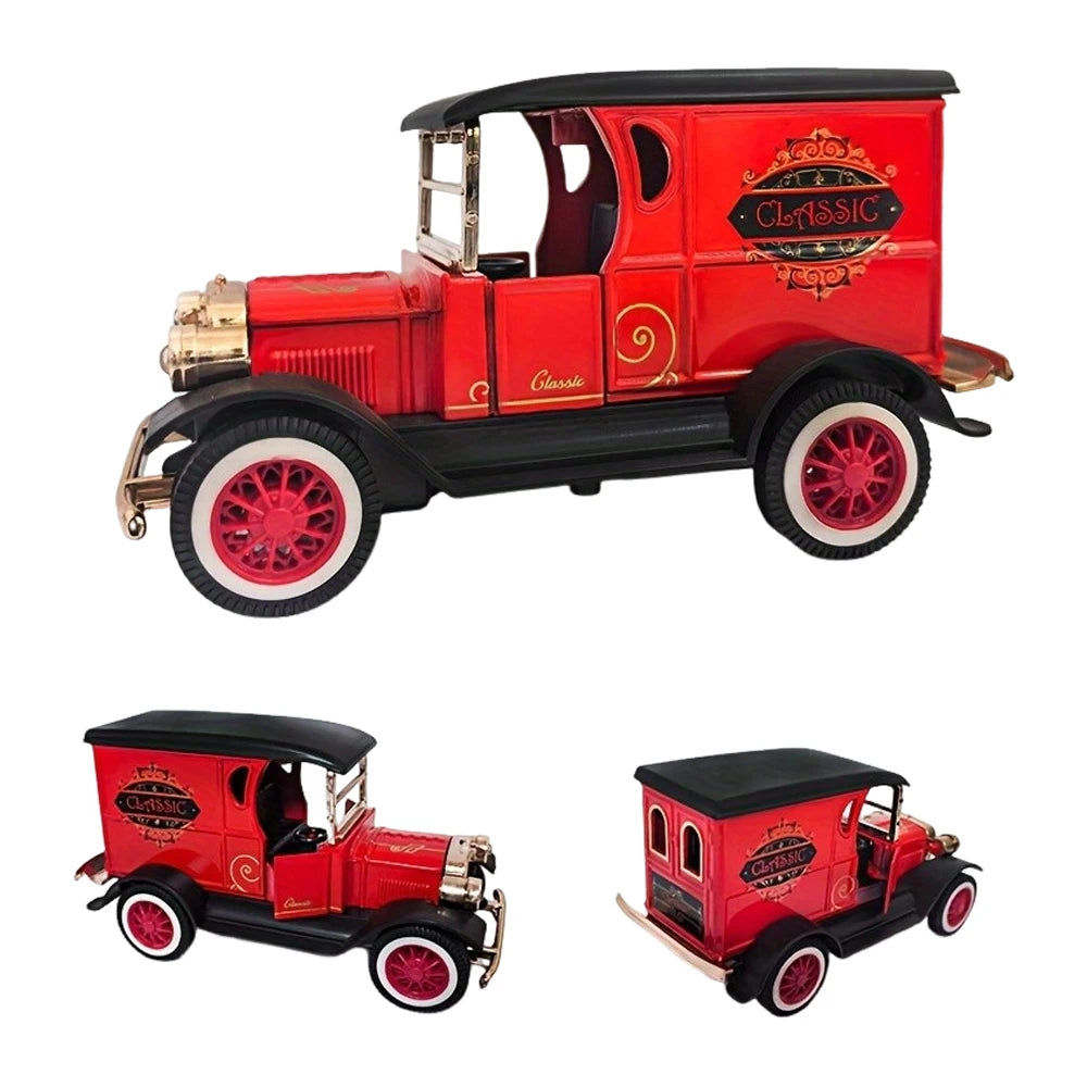 1:32 Classic T-shaped Retro Vintage Old Car,Alloy Reversing Model Toy Nostalgic Birthday, Holiday Gift for Boys