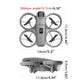 D16 Beginner Drone with 1080P HD Dual Camera, 360° Protection, One-Key Takeoff, 50 m Flight Height, Speed 5 m/s, 140 g Max Takeoff Weight, Headless Mode