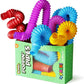 4 Pack Mini Pop Tube Sensory Fidget Toy Colorful Heavy-Duty  for Construction Building Educational Toys for Stress Autism ADHD