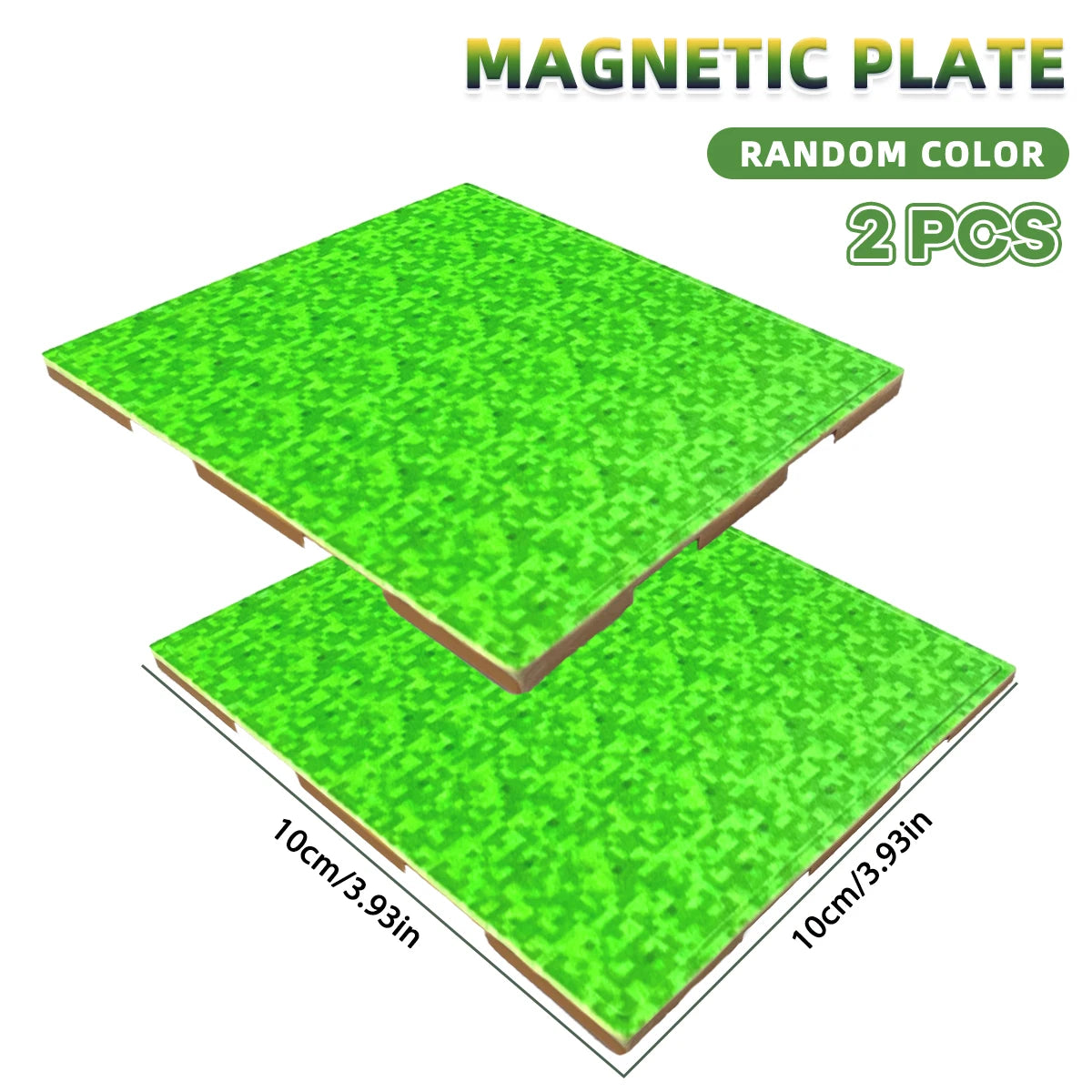 1/2/4/10 PCS Magnetic Base Plate Variety Baseplates Match DIY Magnetic Building Blocks Toys for Boys and Girls Children Gift