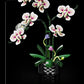 Creative Orchid Cymbidium Eternal Flowers Potted Plant Building Blocks Simulation Phalaenopsis DIY Bricks Toys Valentine's Gift