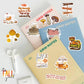 50pcs Autumn Fall Maple Leaves Sticker Travel Suitcase Phone Laptop Luggage Classic Stickers Home Decor Diy