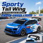 4WD High Speed RC Car 2.4G Remote Drifting Car 1:24 Scale Dual Mode One Click Switch LED Headlight Taillight Long Battery Life Racing Toy Car