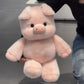 Adorable Highland Cattle Plush Toy 45cm - Huggable Running Cow Stuffed Animal Made with Premium Soft Fabric, Soothing Companion