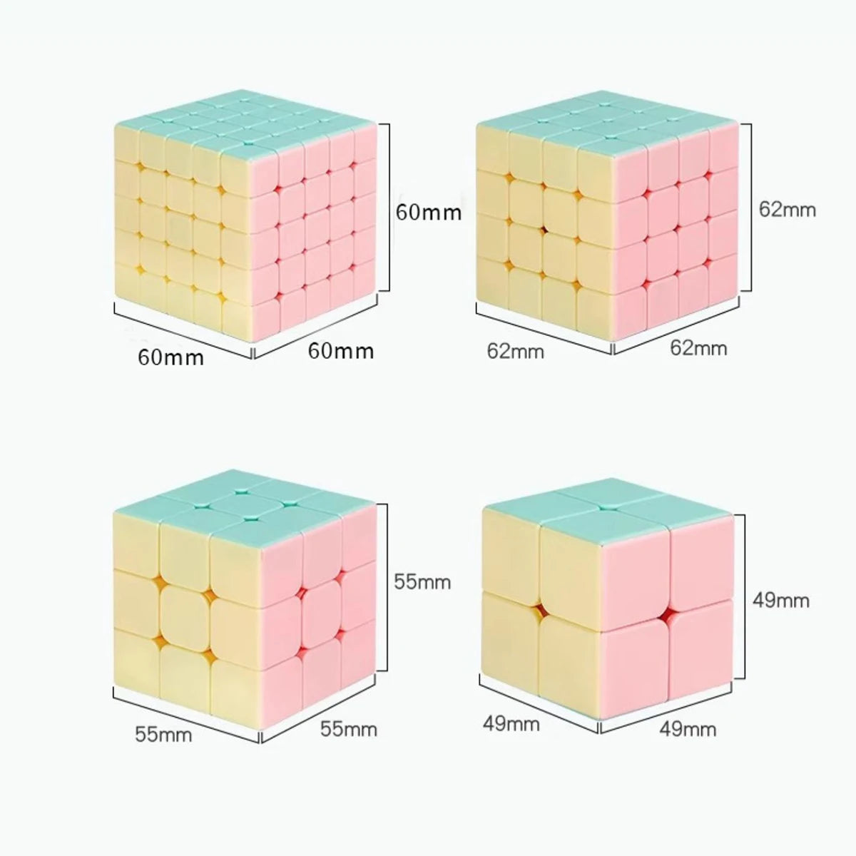Macaron  2x2 3x3 4x4 5x5 Macaron Fun Stress Relief Puzzle Professional Smooth Speed Game Children's Toys Gifts