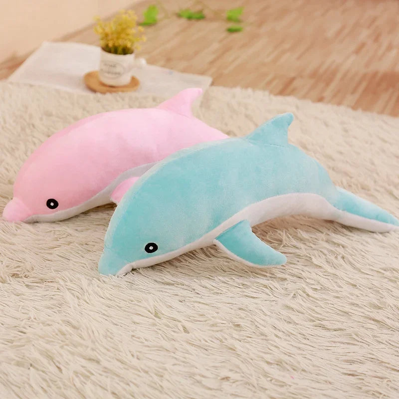 30cm Kawaii Dolphin Whale Shark Plush Toy Stuffed Soft Cute Animal Pillow Dolls Toys for Kids Children Girls Birthday Gifts Deco
