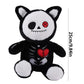 Halloween Double-headed Pumpkin Plush Toy Double Headed Skull Rabbit Horror Skull White Ghost Luminous Zombie Cat Halloween Gift