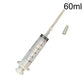 100/300/550ml Large Capacity Syringes Oil Pump With 1m Hose Pet Feeding Measuring Pump Hydroponics Nutrient Big Syringe